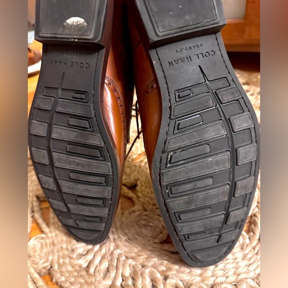 Cole Haan British Tan Leather Warren' Wingtip Oxford 11 - Picture 6 of 7